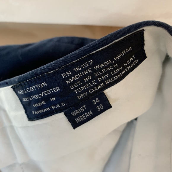 Vintage Gant Navy Blue Men’s Pants - Picture 4 of 5